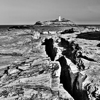 Buy canvas prints of Godrevy Lighthouse, Cornwall. by Neil Mottershead