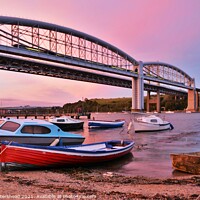 Buy canvas prints of Evening Cornwall Crossing. by Neil Mottershead