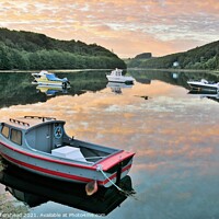 Buy canvas prints of Looe Sunset Calm, Cornwall. by Neil Mottershead