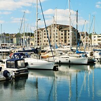 Buy canvas prints of Sutton Harbour, Plymouth. by Neil Mottershead