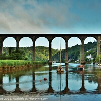 Buy canvas prints of The River Tamar At Calstock. by Neil Mottershead