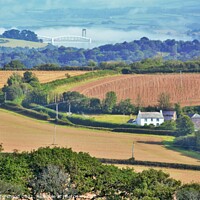 Buy canvas prints of Southeast Cornish Countryside. by Neil Mottershead