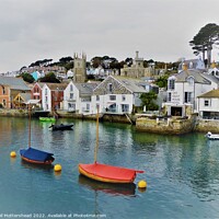 Buy canvas prints of Fowey Church & Place House. by Neil Mottershead