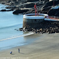 Buy canvas prints of Say Cheese! - Photography on Looe beach. by Neil Mottershead