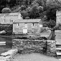 Buy canvas prints of Pont Creek on the River Fowey, Cornwall by Neil Mottershead