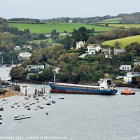 Buy canvas prints of Almost Aground! - Fowey Harbour, Cornwall by Neil Mottershead