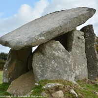 Buy canvas prints of "The Giant's House" - Trethevy Quoit, Cornwall by Neil Mottershead