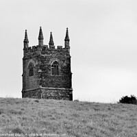 Buy canvas prints of Approaching St Ildierna's Church at Lansallos, Cornwall by Neil Mottershead