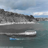 Buy canvas prints of Returning To Looe Harbour. by Neil Mottershead