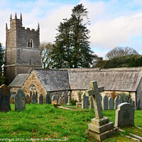 Buy canvas prints of St Martin's Church, Looe, Cornwall. by Neil Mottershead
