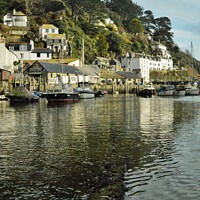 Buy canvas prints of Polperro Harbour, Cornwall. by Neil Mottershead
