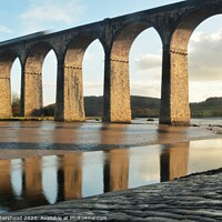 Buy canvas prints of A Dash Across The Viaduct. by Neil Mottershead