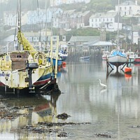 Buy canvas prints of Misty Afternoon In Looe. by Neil Mottershead