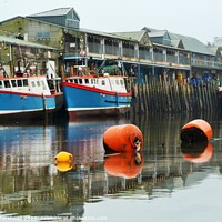 Buy canvas prints of Looe Fish Market, Cornwall. by Neil Mottershead