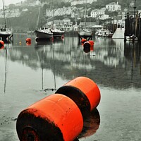 Buy canvas prints of West Looe Reflections. by Neil Mottershead