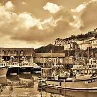 Buy canvas prints of Mevagissey, Cornwall. by Neil Mottershead