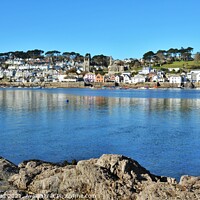 Buy canvas prints of Fowey Reflections, Cornwall. by Neil Mottershead