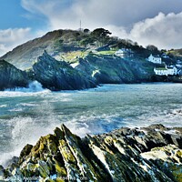 Buy canvas prints of Gateway To Polperro Harbour. by Neil Mottershead