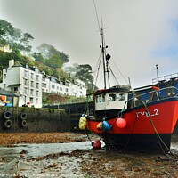 Buy canvas prints of FY822 &quot;Fairwind&quot; At Low Tide. by Neil Mottershead