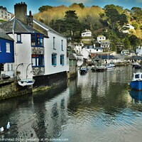 Buy canvas prints of Studio Cottage, Polperro, Cornwall. by Neil Mottershead