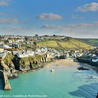 Buy canvas prints of Port Isaac Harbour, Cornwall. by Neil Mottershead
