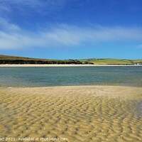 Buy canvas prints of Low Tide On The Camel Estuary. by Neil Mottershead