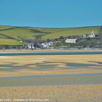 Buy canvas prints of Across the Estuary To Hawker's Cove. by Neil Mottershead