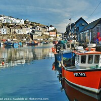 Buy canvas prints of Mevagissey Trawlers, Cornwall. by Neil Mottershead