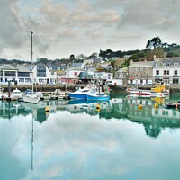 Buy canvas prints of Padstow Calm, Cornwall. by Neil Mottershead