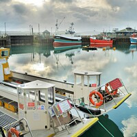 Buy canvas prints of Padstow Ferry Boats. by Neil Mottershead