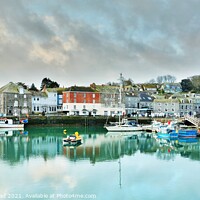 Buy canvas prints of Winter Calm In Padstow, Cornwall. by Neil Mottershead