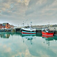 Buy canvas prints of Padstow Reflections, Cornwall. by Neil Mottershead