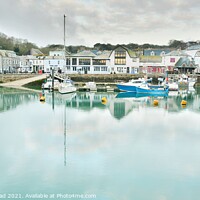 Buy canvas prints of Winter's Morning In Padstow. by Neil Mottershead