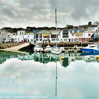 Buy canvas prints of Early Morning Sun At Padstow, Cornwall. by Neil Mottershead