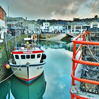 Buy canvas prints of Padstow Working Boats. by Neil Mottershead