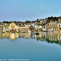 Buy canvas prints of Reflections Of Padstow. by Neil Mottershead