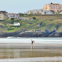 Buy canvas prints of Towan Beach, Newquay, by Neil Mottershead