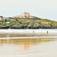 Buy canvas prints of The Atlantic Hotel, Newquay Cornwall. by Neil Mottershead