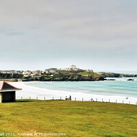 Buy canvas prints of Newquay, Cornwall. by Neil Mottershead