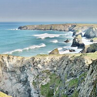 Buy canvas prints of The Beauty Of Bedruthan, Cornwall. by Neil Mottershead