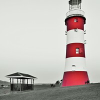 Buy canvas prints of Smeaton's Tower, Plymouth Hoe. by Neil Mottershead
