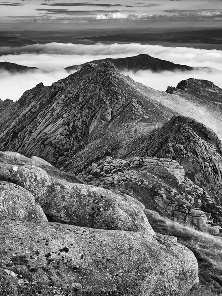 Cir Mhor, from Goatfell Picture Board by Gavin Liddle