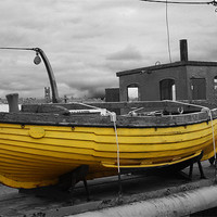 Buy canvas prints of Yellow Life Boat by Gavin Liddle