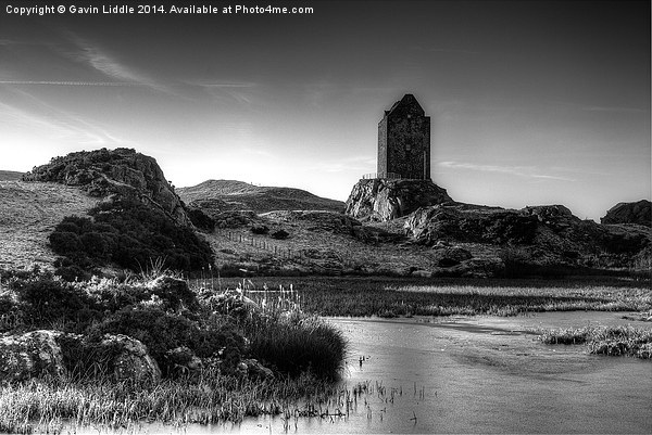  Smailholm Tower Picture Board by Gavin Liddle