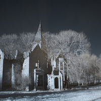 Buy canvas prints of Spooky House by Gavin Liddle