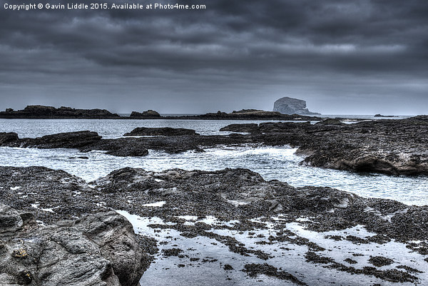  Rocks and the Bass Rock Picture Board by Gavin Liddle