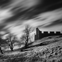 Buy canvas prints of Hume Castle IR  by Gavin Liddle
