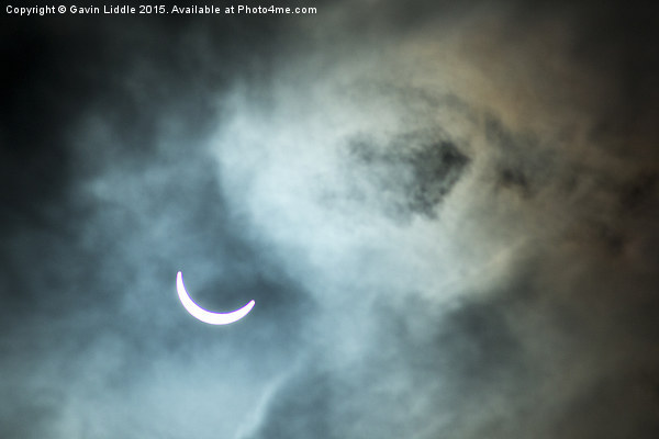  Solar Eclipse 1 Picture Board by Gavin Liddle