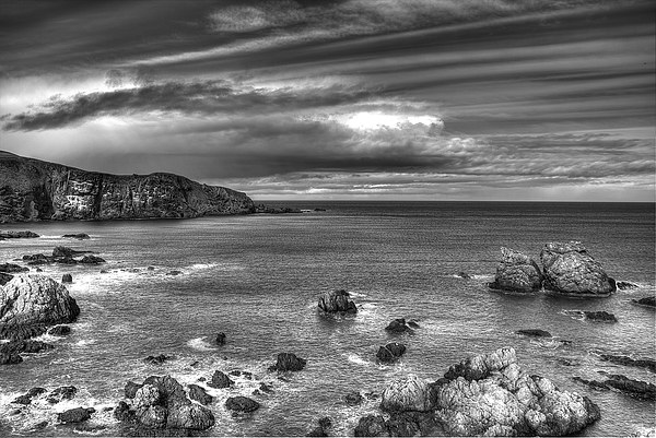  St Abbs HDR Picture Board by Gavin Liddle