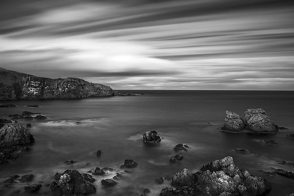  St Abbs Infrared Picture Board by Gavin Liddle